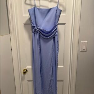 Amanda Uprichard Lavender Spaghetti Strap Maxi Dress